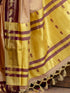 Vasthrlay Weaving Khaki Saree