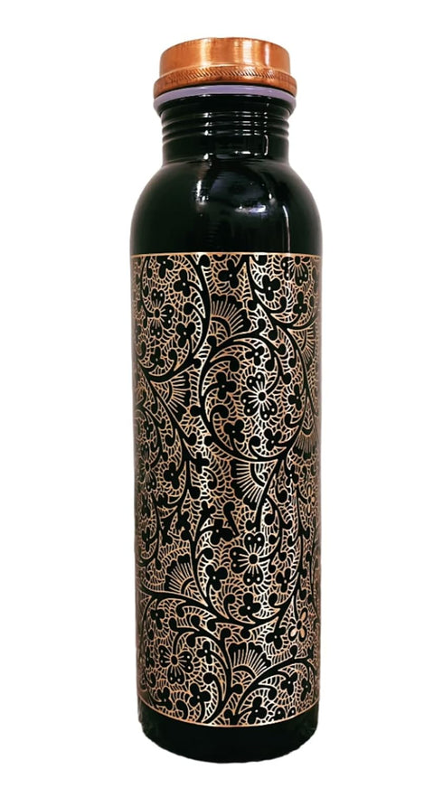 Pure Copper Designer Water Bottle 100ml