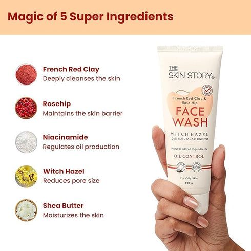 The Skin Story French Multani Mitti Oil Control Face Wash