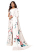 Vasthrlay White Unstitched Saree