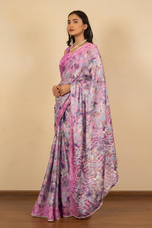 Vasthrlay Fashion Chiffon Printed Ethnic Wear