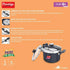 Prestige Clip-on Svachh Hard Anodised Spillage Control Pressure Cooker 5 L Black