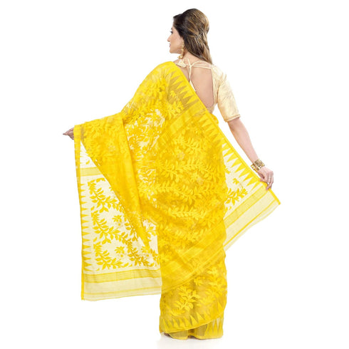 Vasthrlay Db Vasthrlay Jamdani Db121020jamdanitant1 Yellow