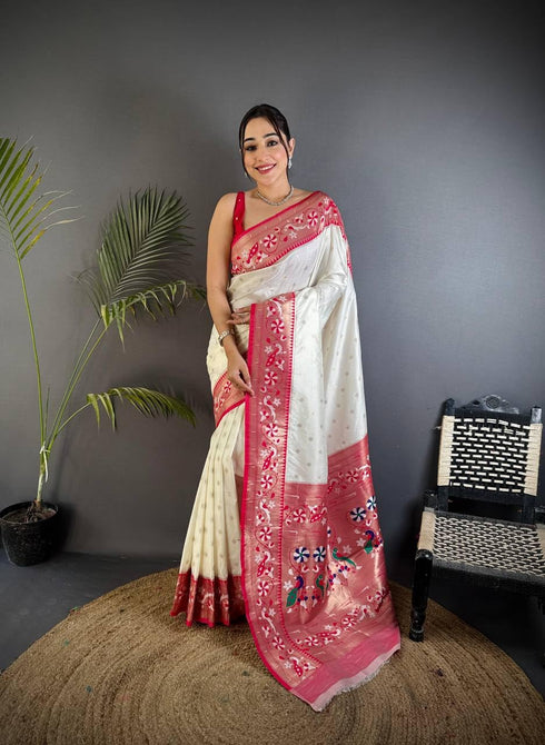 Vasthrlay Banarasi Paithani Weaving
