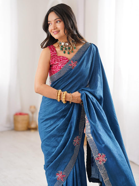 Vasthrlay Vichitra Unstitched Designer Mt Ethnic Wear