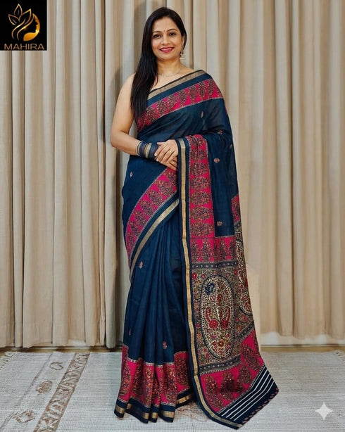 Vasthrlay Printed Traditional Lightweight Breathable