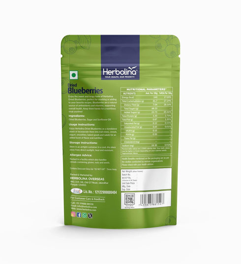 Herbolina Dried Blueberries