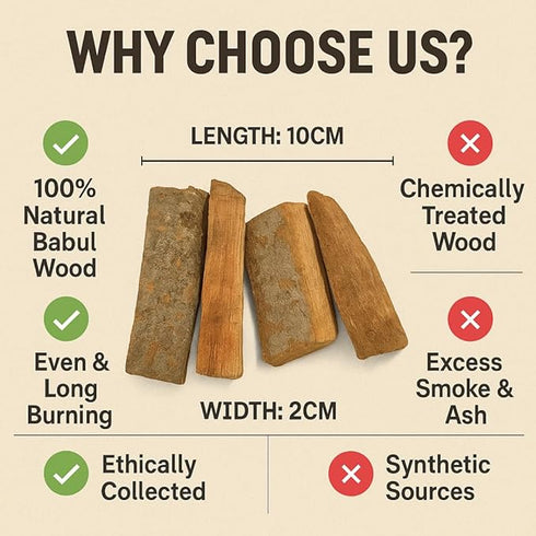 Banyan (Bargad) Thick Havan Samidha Sticks