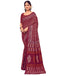 Vasthrlay Womens Printed Unstitched Green Saree