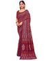 Vasthrlay Womens Printed Unstitched Green Saree
