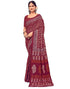 Siril Women'S Printed Cotton Saree With Unstitched Blouse Piece