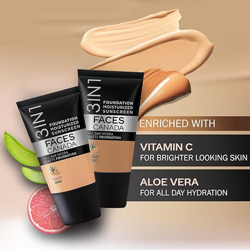 FACESCANADA Airbrushed Glow Full Combo