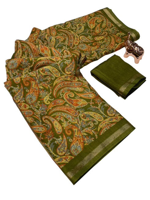 Vasthrlay Soft Saree Floral Digital Extraodinary