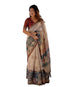 Vasthrlay Grey Beige Traditional Multicolor Saree
