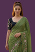 Vasthrlay Yellow Unstitched Saree