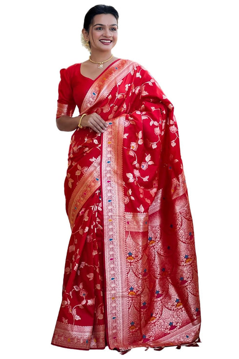 Vasthrlay Kanjivaram Handloom Golden Ethnic Wear
