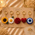Handmade Crochet Keychain Set (100 g)