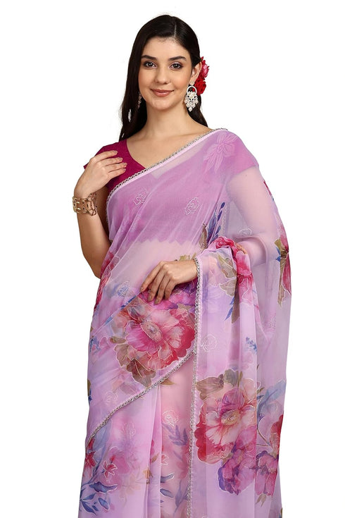 Vasthrlay Fashion Georgette Printed Ethnic Wear