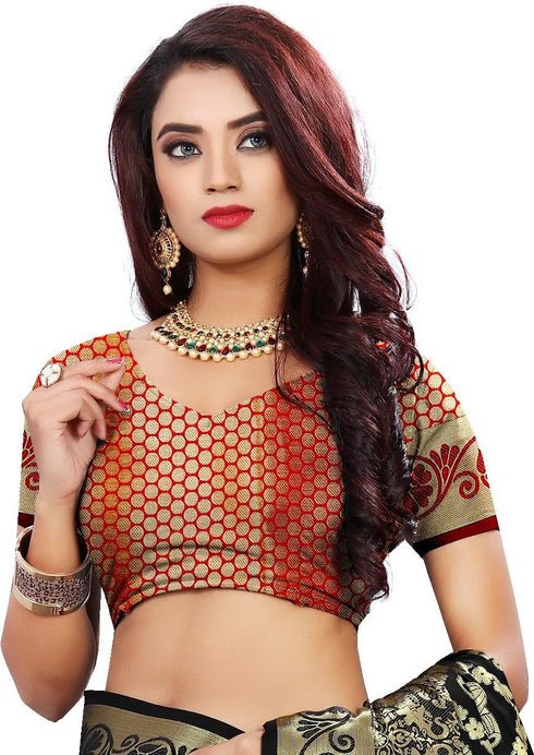 Vasthrlay Banarasi Unstiched Ethnic Wear