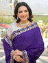 Vasthrlay Georgette Embroidery Rani Saree