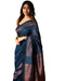 Vasthrlay Banarasi Unstitched Saree