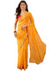 Vasthrlay Vasthrlaywomensyellowgeorgettebandhaniprintembroideredlaceworksareewithunstitchedblousepiece Sareeforwoman Designersareeforwomen Tr Ethnic Wear