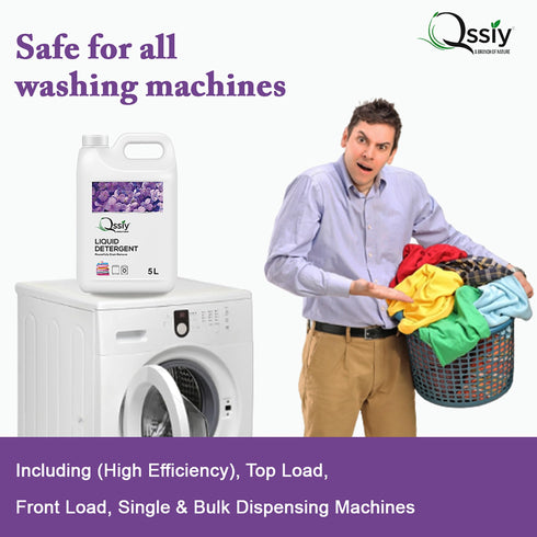 Qssiy Liquid Laundry Detergent Can Lavender Concentrated Stain