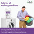 Qssiy Liquid Laundry Detergent Can Lavender Concentrated Stain