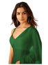 Vasthrlay Red Georgette Unstitched Saree