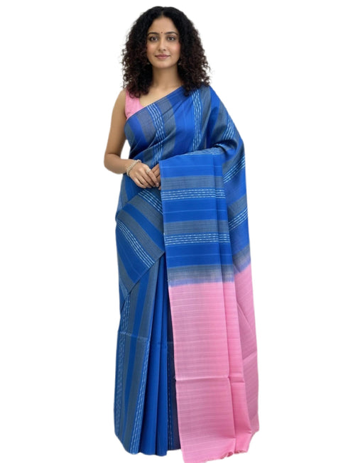 Vasthrlay Black Bhagalpuri Saree