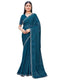 Vasthrlay Georgette Scalloped Yellow Saree