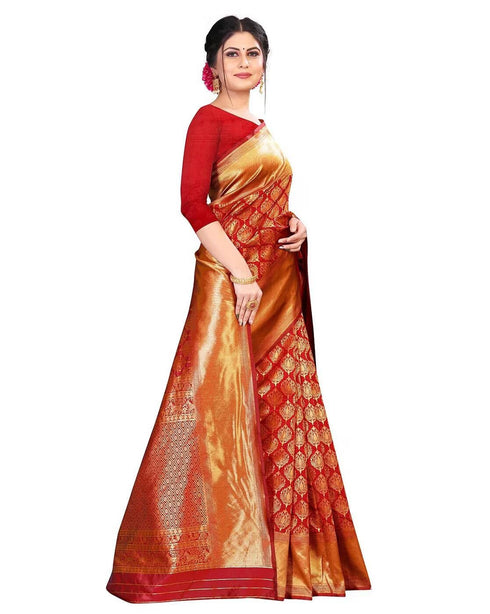Vasthrlay Banarasi Kanjivaram Material Ethnic Wear