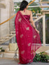 Vasthrlay Georgette Printed Unstitched Green Saree