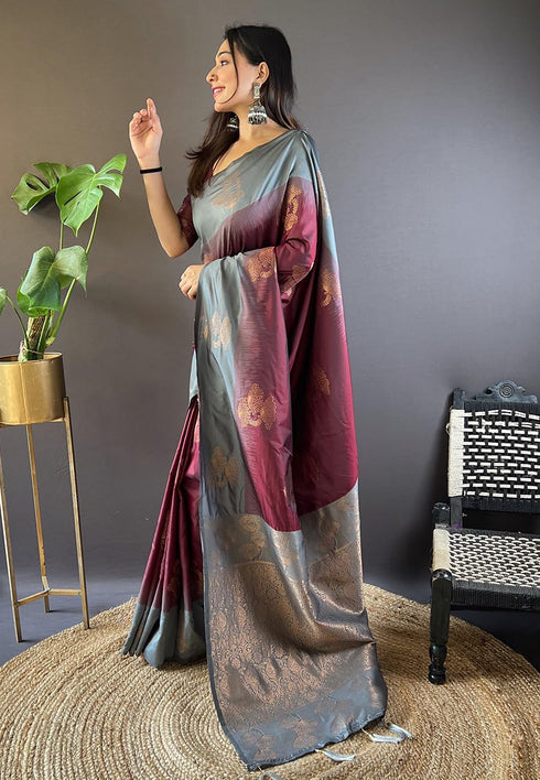 Vasthrlay Kanjivaram Woven Blouse Ethnic Wear