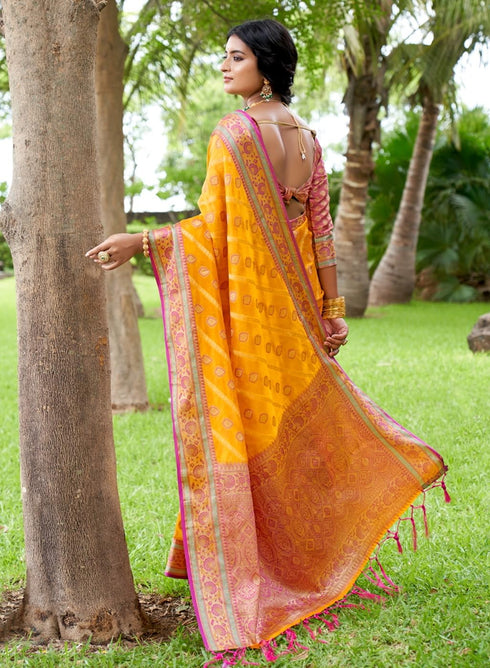 Vasthrlay Organza Kanjivaram Handloom Ethnic Wear
