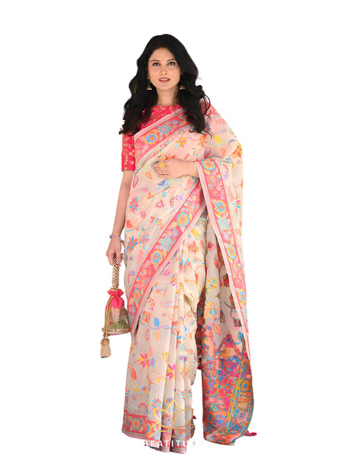 Vasthrlay Traditional Unstitched Saree