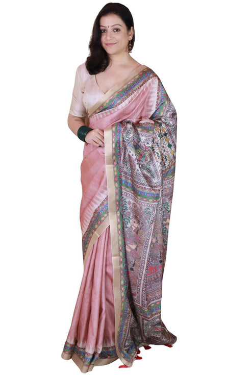 Vasthrlay Printed Unstitched Lavender Ethnic Wear