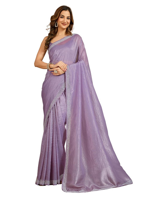 Vasthrlay Zarkan Unstitched Purple Ethnic Wear
