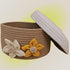 Round Cotton Storage With Lid Gift Basket