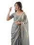 Vasthrlay Shimmer Coral Saree
