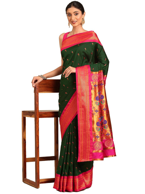 Vasthrlay Paithani Bottle Saree