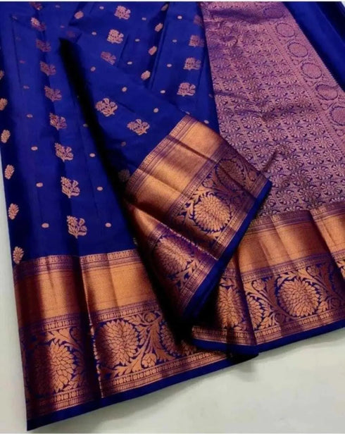 Vasthrlay Banarasi Traditional Unstitched Saree
