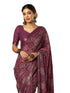 Vasthrlay Georgette Bandhani Unstitched Pink Saree