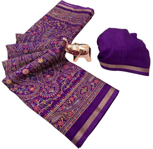 Vasthrlay Tussar Saree Floral