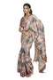Vasthrlay Multicolor2 Polyester Saree With Unstitched Blouse Piece