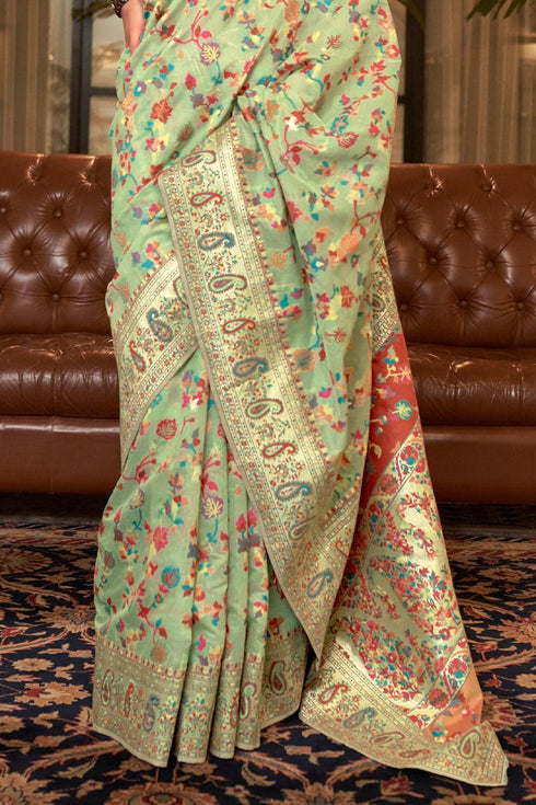 Vasthrlay Kanjivaram Handloom Kashmiri Ethnic Wear