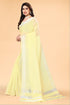 Vasthrlay Gold Unstitched Saree