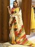 Vasthrlay Printed Unstitched Blue Smc Ethnic Wear