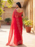 Vasthrlay Printed White Saree