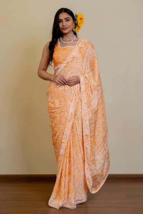 Vasthrlay Fashion Chiffon Printed Ethnic Wear